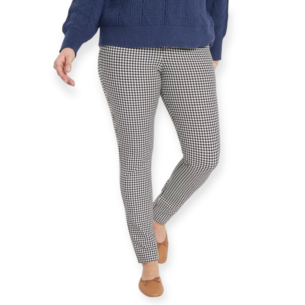 Old Navy High Rise Houndstooth Pixie Pants